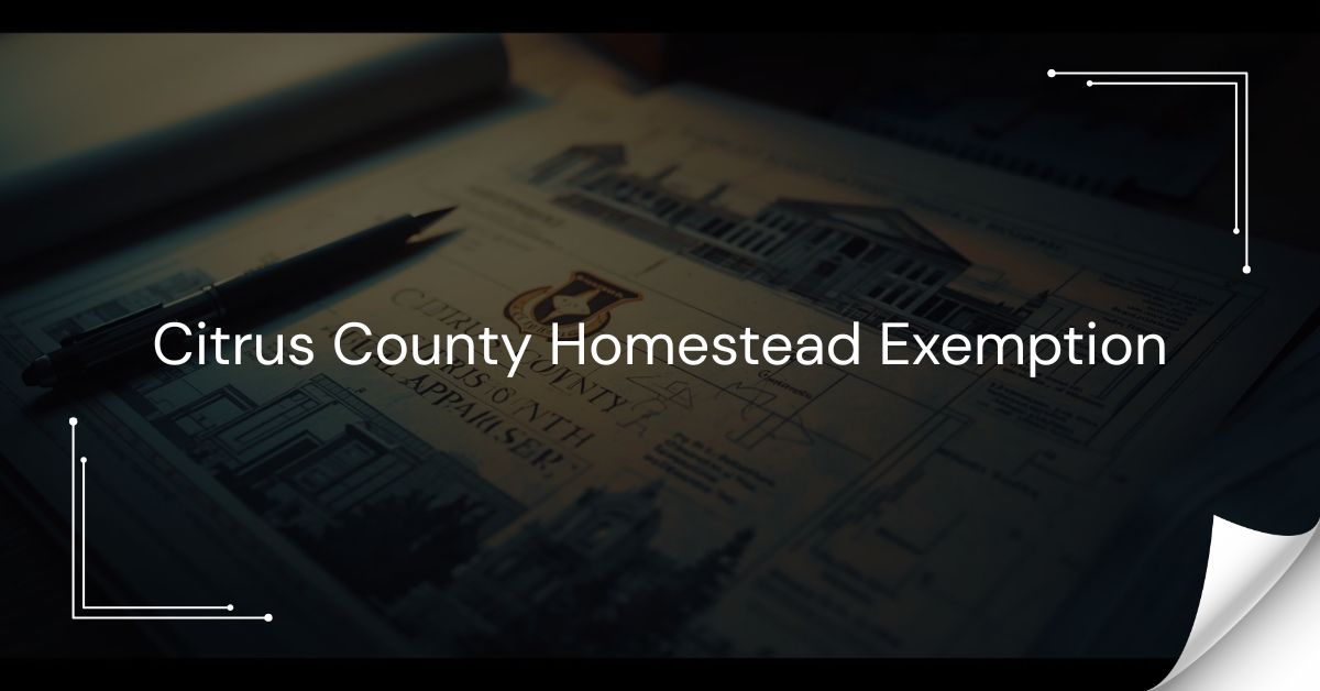 Citrus County Homestead Exemption