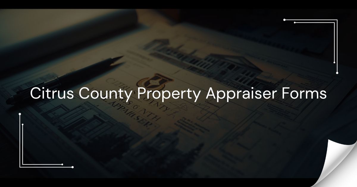 Citrus County Property Appraiser Forms